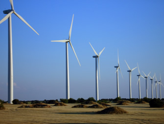 wind turbines