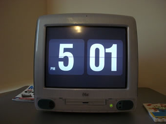 imac clock