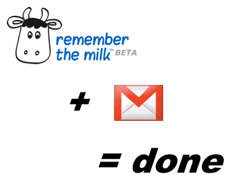 remember the milk and gmail
